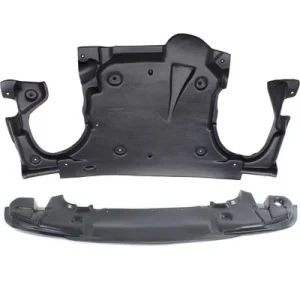New Engine Splash Shield Under Cover Set of 2 Fits 2006-2009 Mercedes-Benz E350 Front & Rear MB1228144 MB1228146