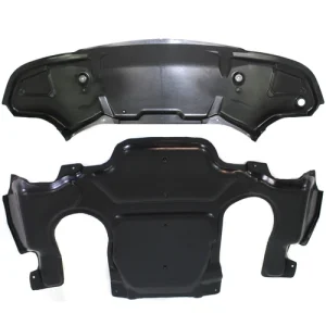 New Engine Splash Shield Under Cover Set of 2 Fits 2003-2005 Mercedes-Benz E320 E500 Front & Rear Side MB1228104 MB1228145 2115204423 2115242830