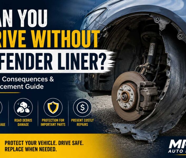 Can you drive without a fender liner