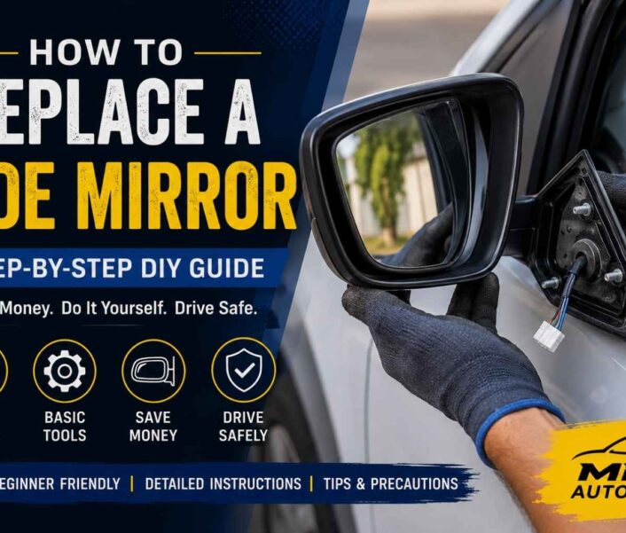 how to replace a side mirror