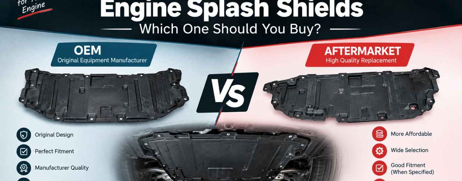 OEM vs Aftermarket Engine Splash Shields